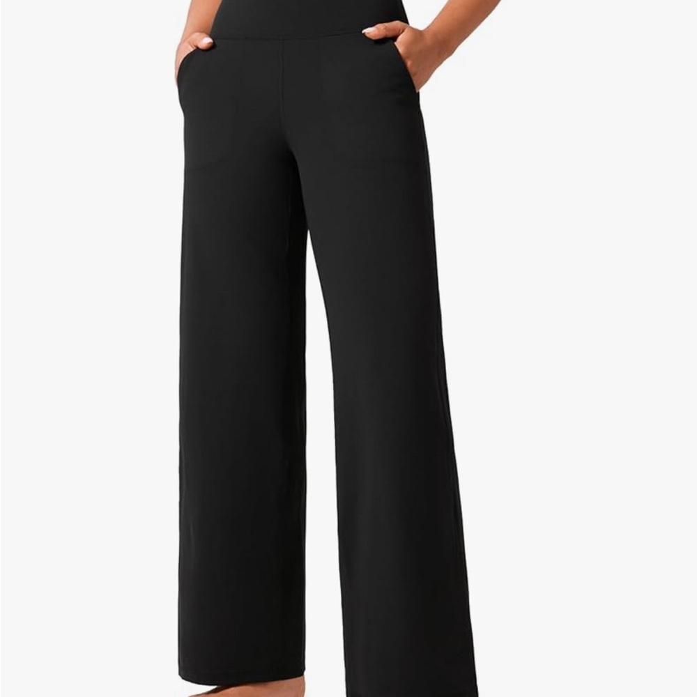 CRZ Yoga buttery soft Women's Black Wide-Leg Pants